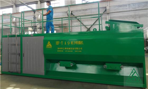 矿山绿化8立方液压喷播机施工工艺 客土喷播施工配方 喷播机 客土喷播机