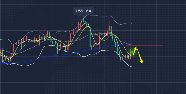 黄金下周走势分析，黄金还会跌吗，黄金操作策略(图1)